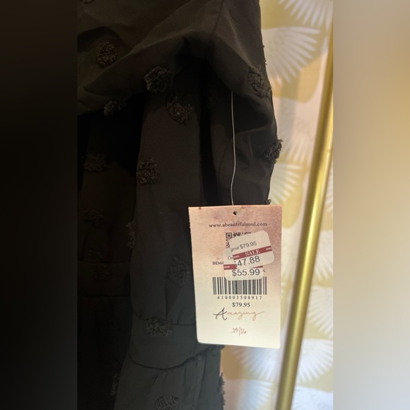 A Beautiful Soul One Shoulder PomPom Dress - Picture 4 of 8